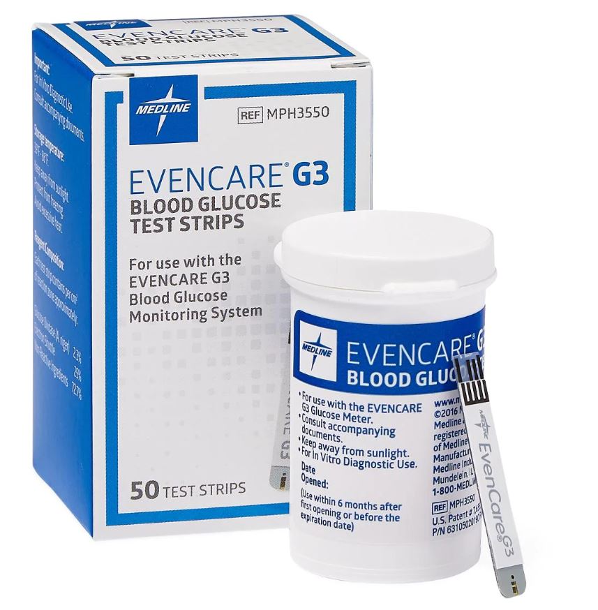 Medline EVENCARE G3 Diabetes Blood Glucose Monitoring System
